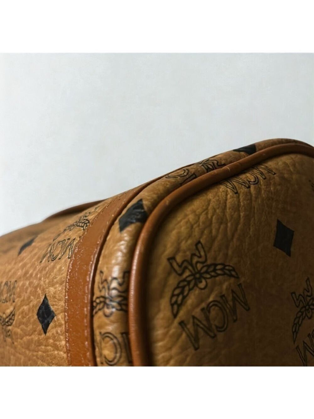 MCM Visetos Barrel Crossbody Bag - Picture 11 of 13